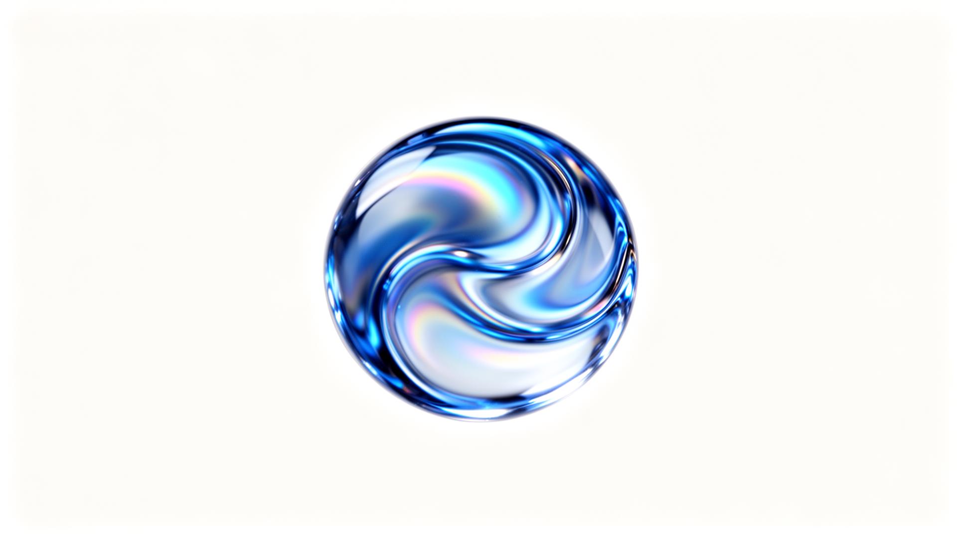 Gota holográfica blue moon